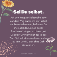 Selbstliebe lernen